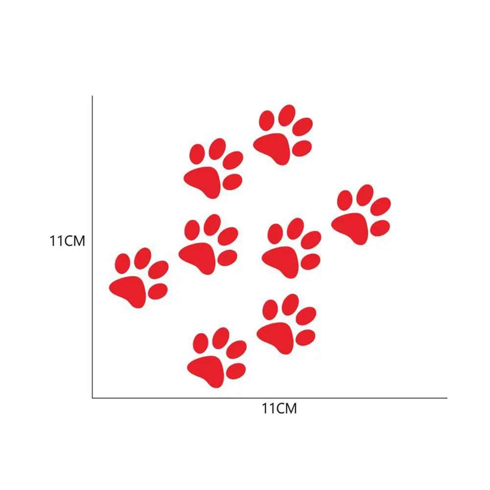 8 шт. автомобильные наклейки Собачья лапа | Автомобили и мотоциклы