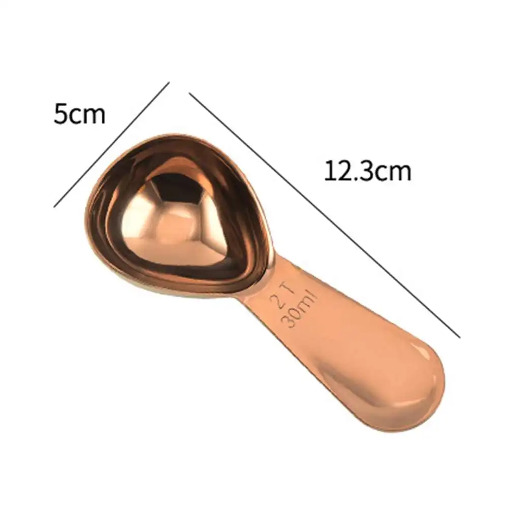 

1 Piece Stainless Steel Coffee Scoop Measuring Milk Spoon Baking Kitchen Tool
