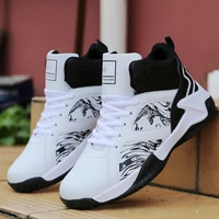 basketball shoes for men high top sports cushioning hombre athletic male shoes comfortable black sneakers zapatillas hot sales