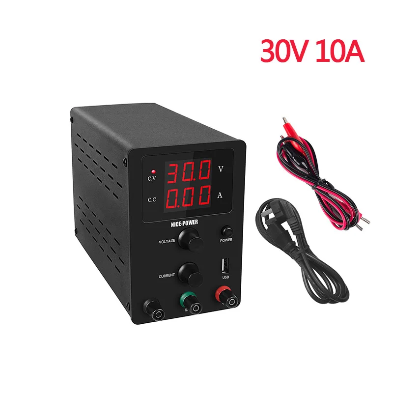 R-SPS3010(Black) GPS3010D Wanptek Регулируемый лабораторный источник питания постоянного тока переменный 30 в 10 А Регулируемый силовой модуль цифровой импульсный источник питания - Цвет: R-SPS3010(Black)