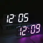 Светодиодная 3d-лампа, цифровой декоративный светильник, будильник, электронные настольные часы с большим количеством часов, дисплей 1224 часов, часы для гостиной