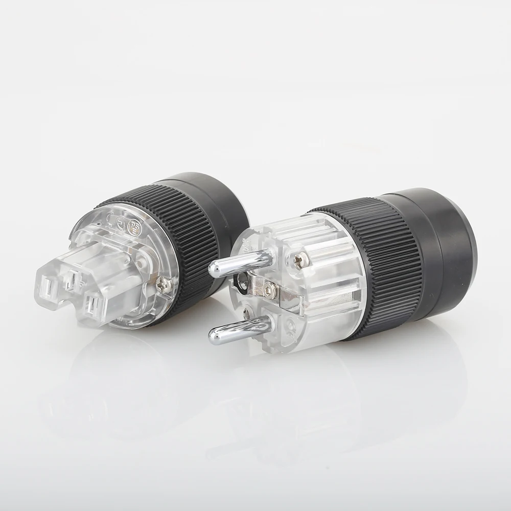 Hi-End посеребренный прозрачный удлинитель для аудиокабеля питания | Электроника