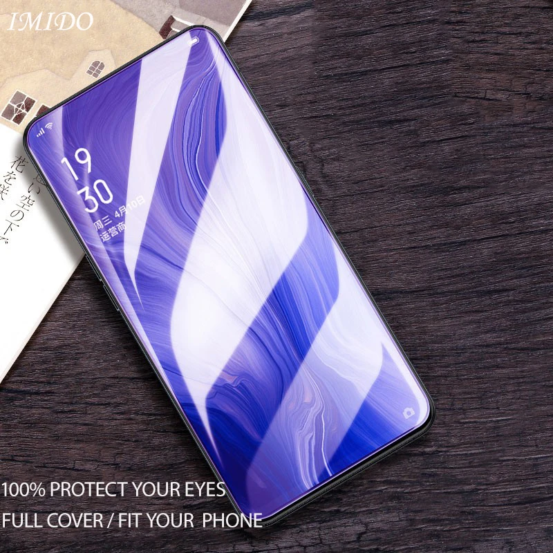 

Полное покрытие для OPPO Reno 2 2Z 2F защита для экрана с защитой от синего света для OPPO Reno2 Z F Reno 2 2z 2f ACE 10X ZOOM Z закаленное стекло