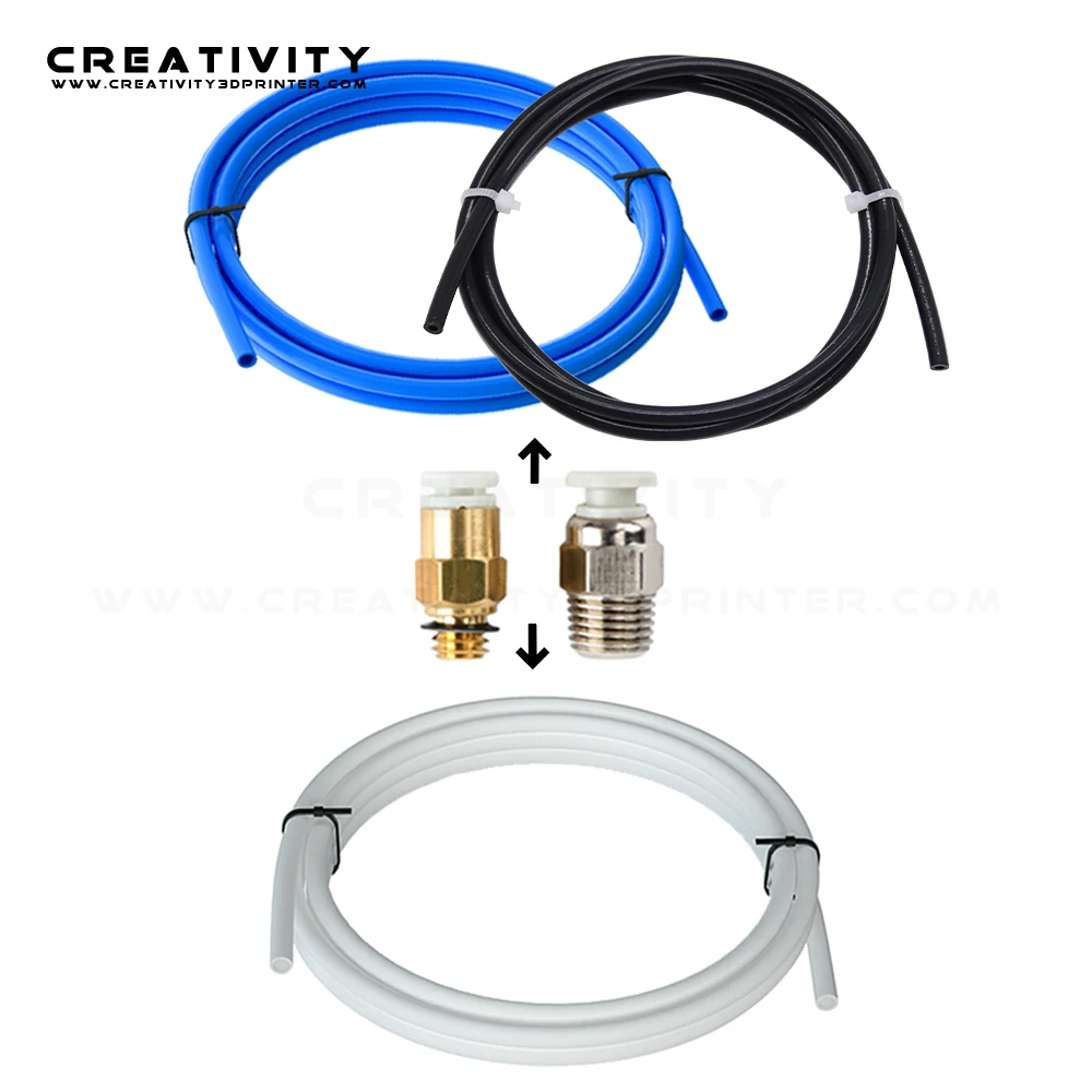 Боуден фторопластовая трубка 1 м шт. на обратной стороне обеспечивает удобство