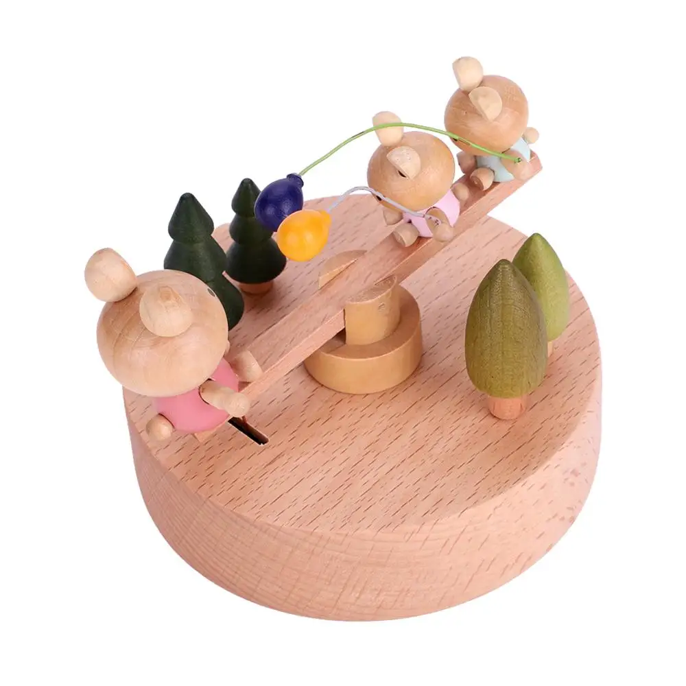 Винтажная Деревянная Музыкальная Коробка деревянные поделки изысканный подарок