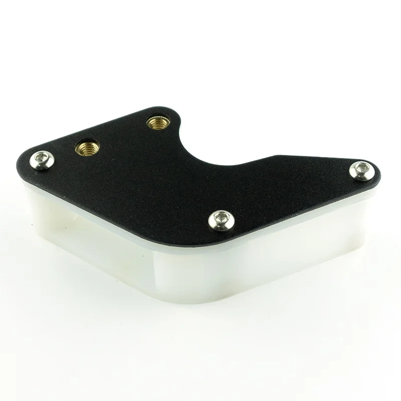 Красочные грязи питбайк алюминиевая цепь Guard Guide Fit ирбис ABM KAYO BAJA KLX ATOMIK TTR CRF50 70 - Цвет: Черный