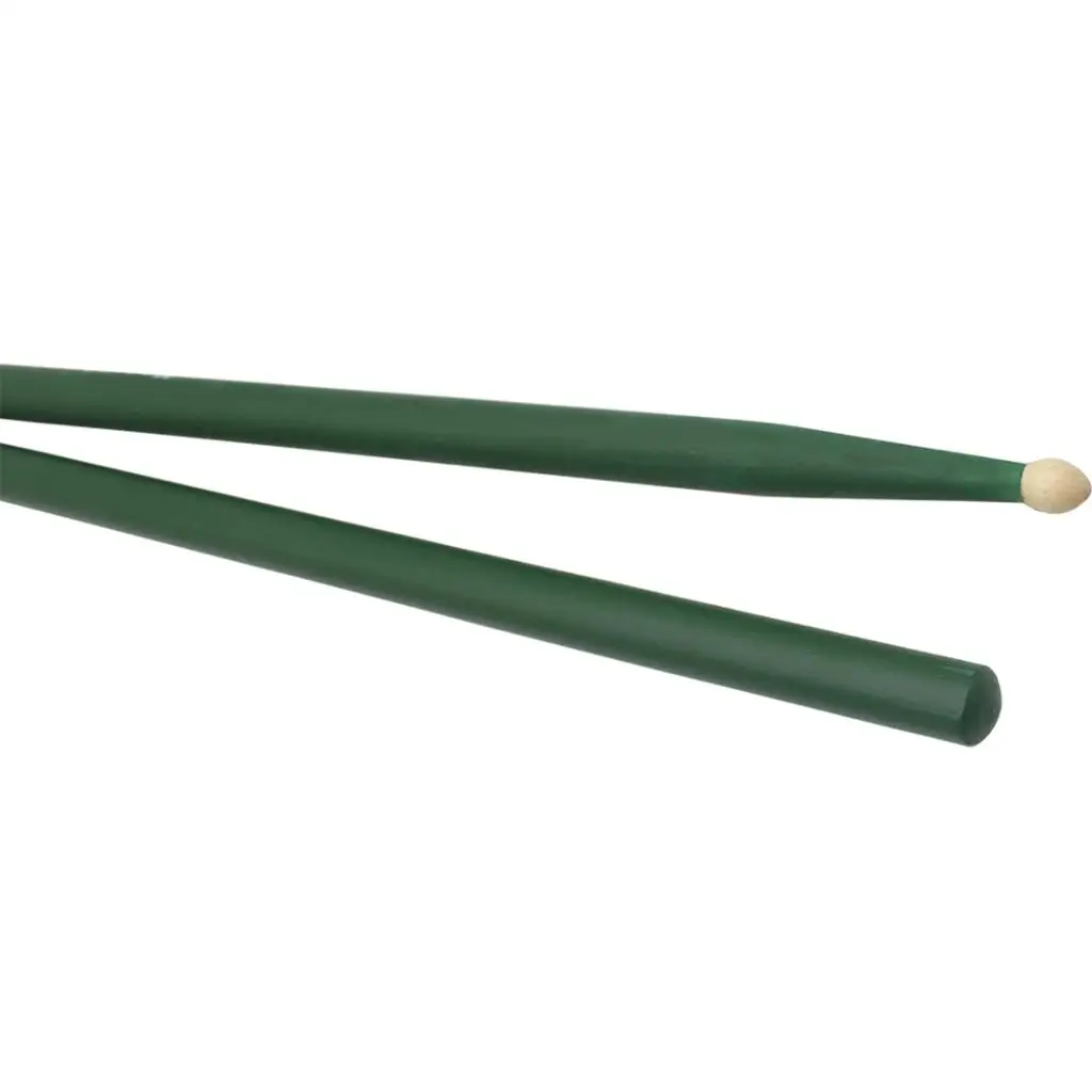 

1 Pair 5A Maple Drum Stick Precussion Instrument Accessory Green
