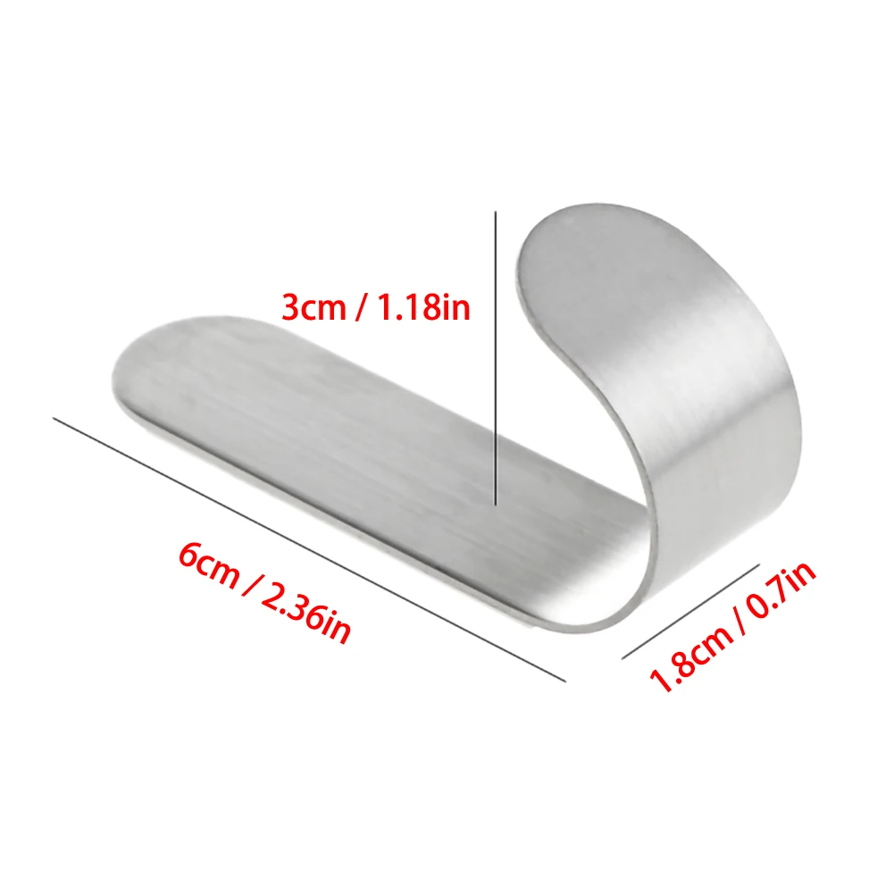 

Home Accessories Clothes Wall Hook 8 PC Stainless Steel Wall Hook Hanger Holder Strong Sticky Kitchen Bathroom Hook