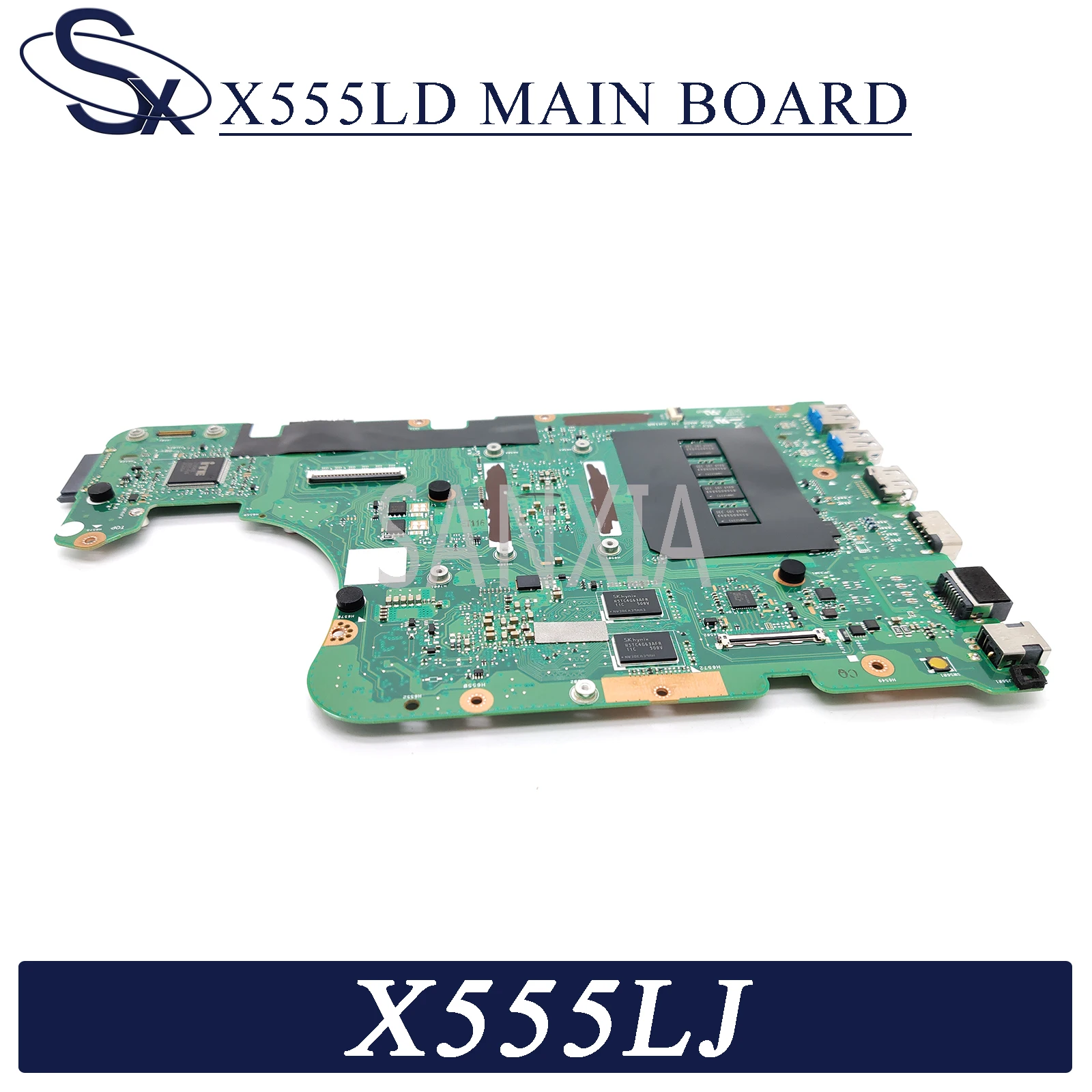 

KEFU X555LD Laptop motherboard for ASUS X555LJ X555L original mainboard 4GB-RAM I5-5200U GT920M LVDS