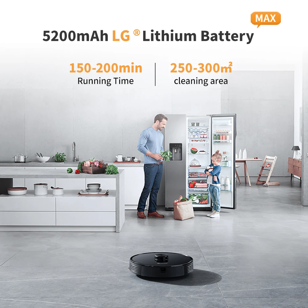 Робот-пылесос Proscenic M7 Pro с лазерной навигацией 2700 Па | Бытовая техника