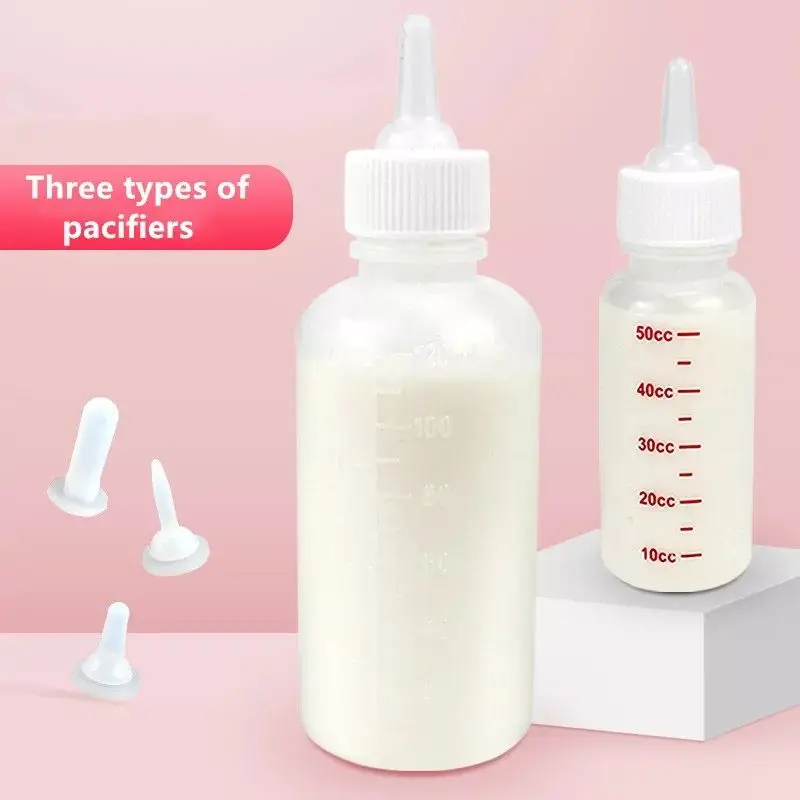50ml/120ml Pet Dog Bottle Single Cat Milk Feeding Water Tools Puppy Kitten Nursing Feeders | Дом и сад