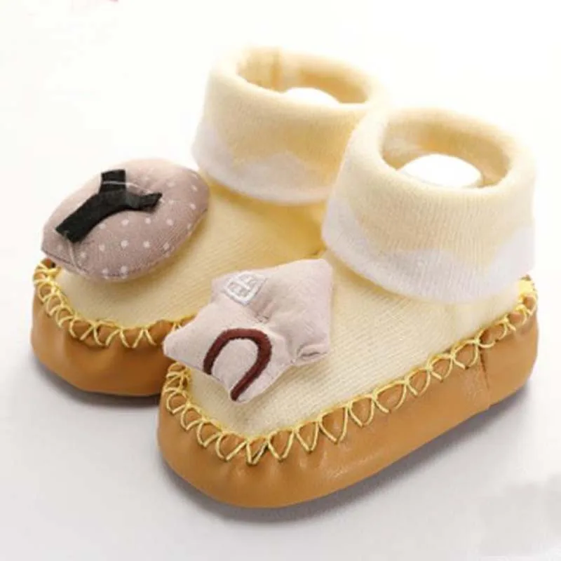 2019 Newest Infant First Walkers Leather Shoes Cotton Newborn Toddler Soft Sole Autumn Winter Babies for Baby Girl. |