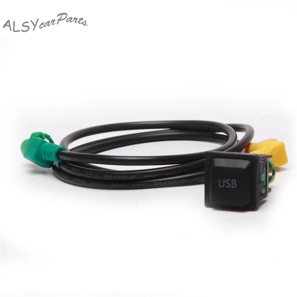 YIMIAOMO OEM 5KD 035 726 A RCD510 USB вход USB разъем переключатель+ USB кабель жгут для VW Passat B6 Golf Jetta Scirocco RCD310