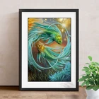 Алмазная живопись, вышивка крестиком, рыба, полная вышивка 5D, алмазная вышивка стразы, мозаика, живопись, домашний декор