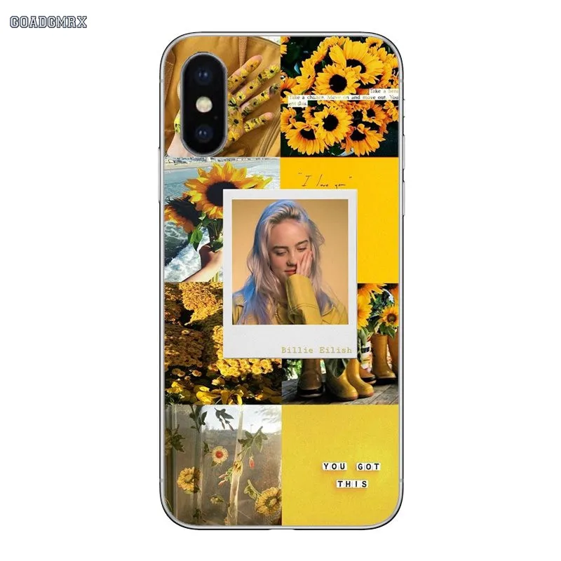 Soft Transparent Cover For Huawei P Smart 2019 G7 G8 P7 P8 P10 Plus P20 P30 Pro P9 Lite Mini 2017 Billie Eilish Pop Music Singer | Мобильные