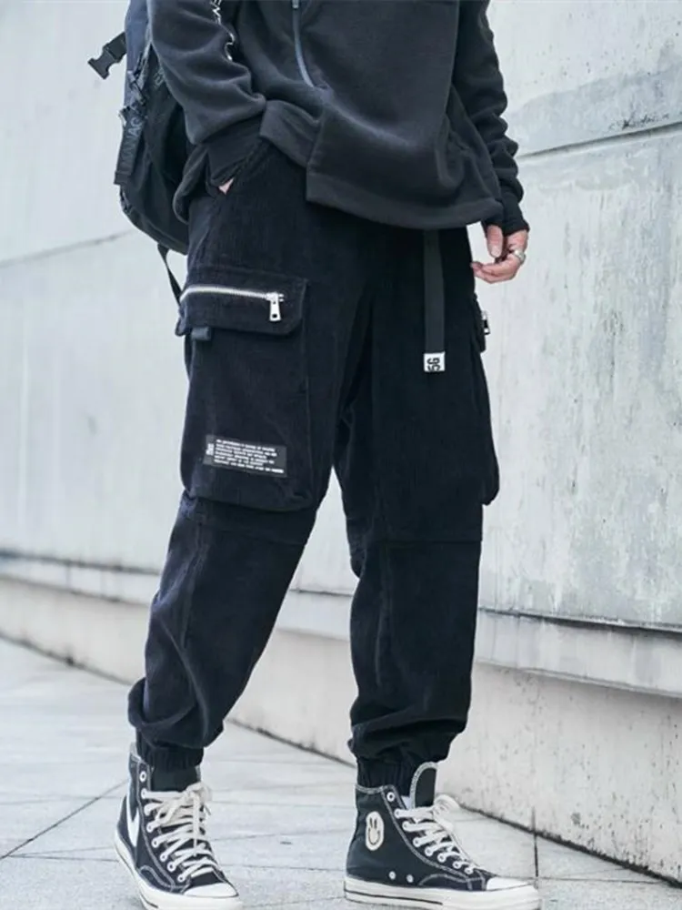 Мужские брюки новинка 2021 осенние классические вельветовые модные уличные карго