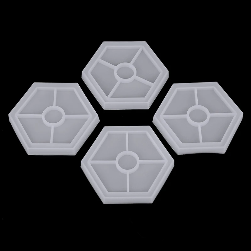 4 шт. шестигранные силиконовые подставки для ремесла | Дом и сад