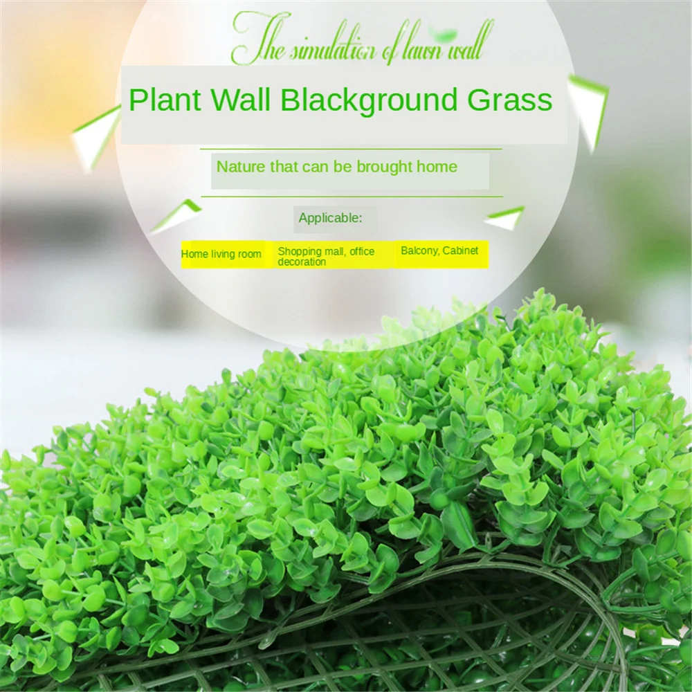 

Artificial Green Grass Wall Flowers (Optional) Topiary Plant Privacy Protection and Decorative for Outdoor Indoor Garden Fence