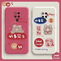 cute cartoon bear phone case for huawei mate 20 20pro 20x pro lite liquid silicone cover