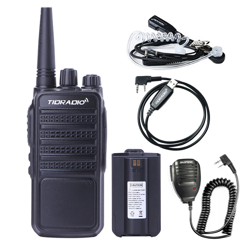 Портативная Рация TIDRADIO TD-Q2 радиостанции UHF 400-480MHz 16CH 2000mAh аккумулятор рации для