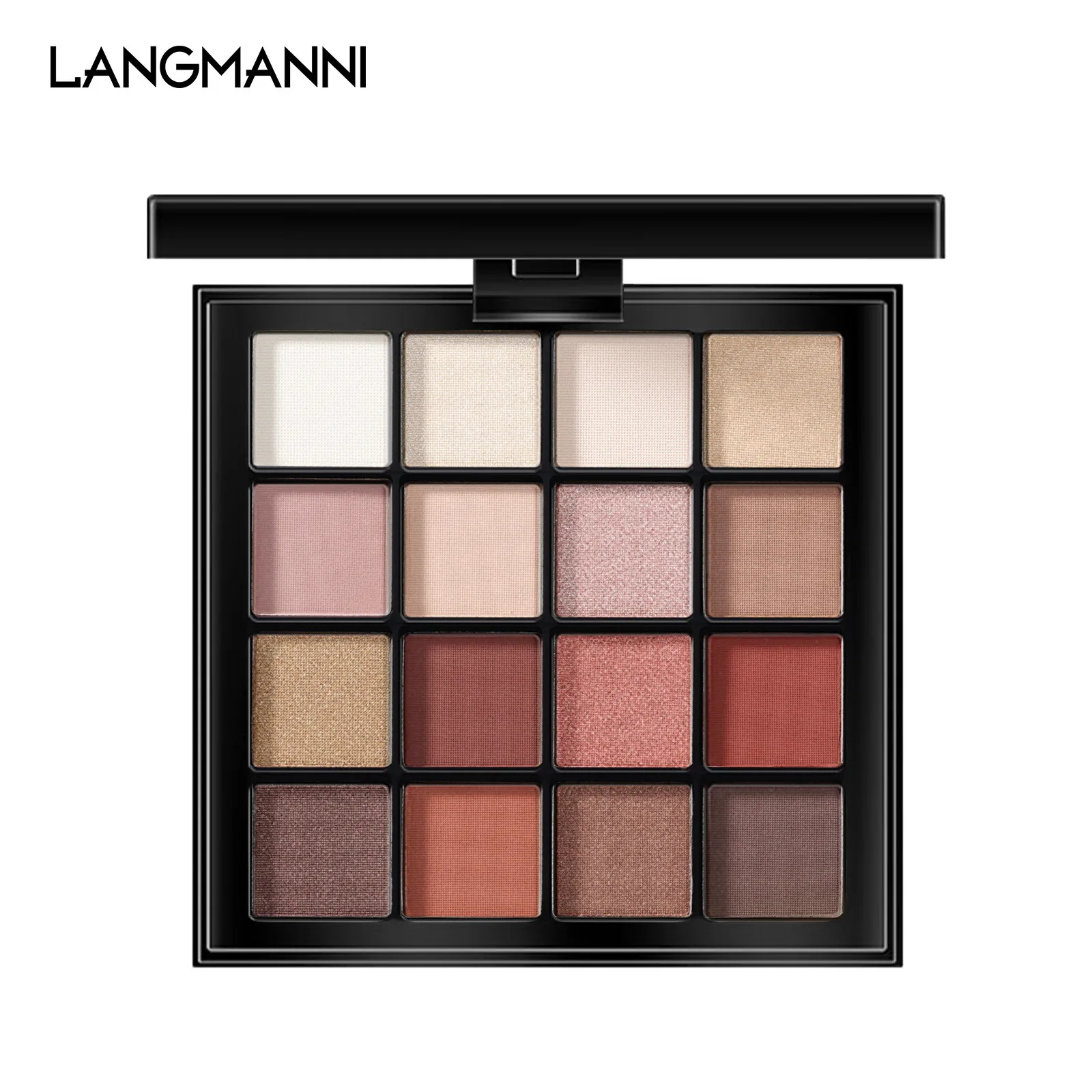 Палитра матовых теней для век 16 цветов блестящие тени водонепроницаемые стойкие