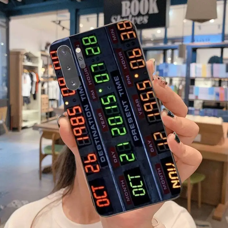 

HPCHCJHM back to the Future Bling Cute Phone Case For Samsung Note 7 8 9 10 Lite Plus Galaxy J7 J8 J6 Plus 2018 Prime