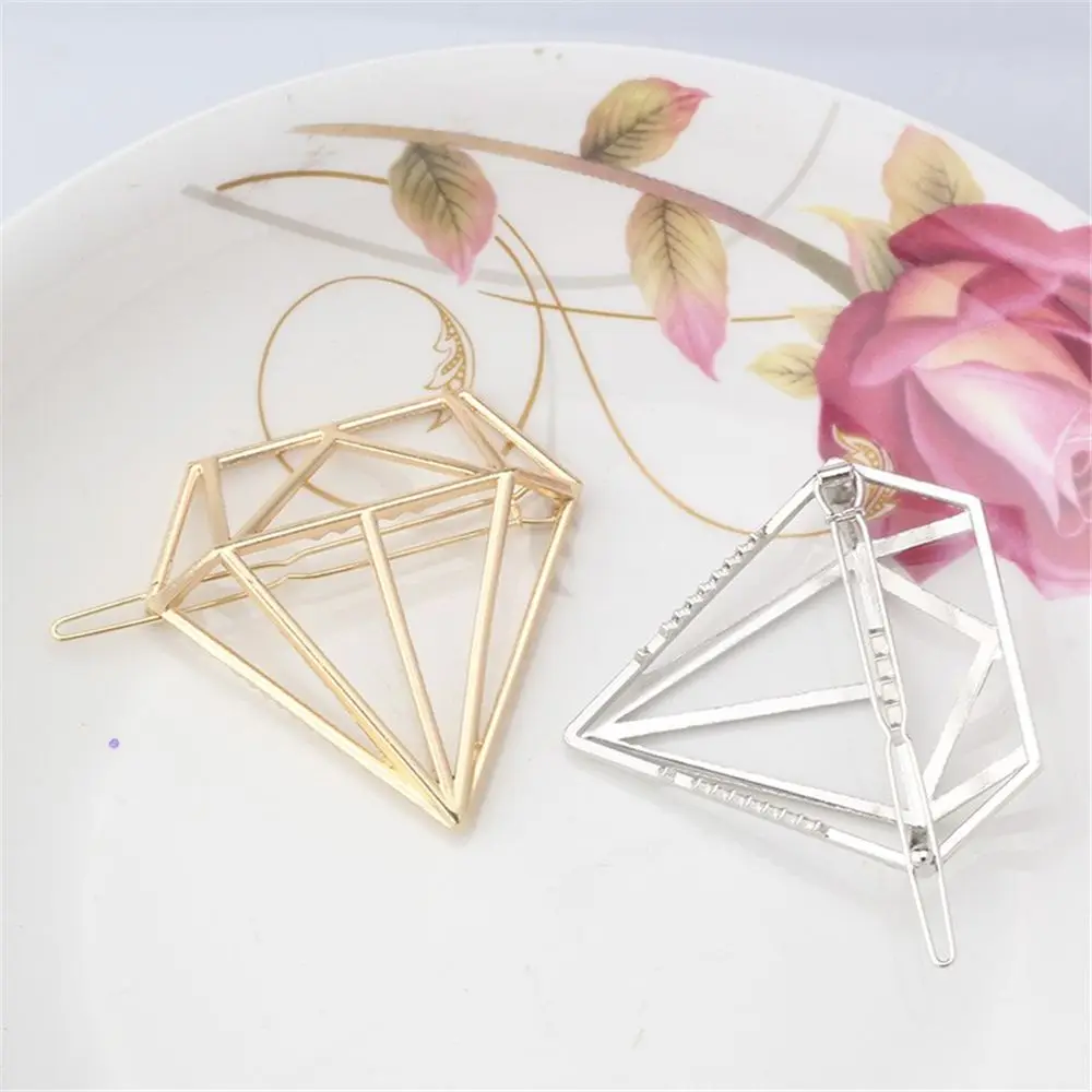 Модные аксессуары для волос из сплава с бриллиантами геометрической формы в