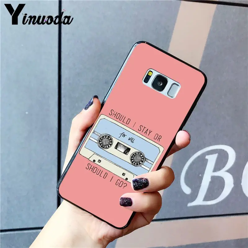 Yinuoda Рождественские огни должны оставаться, если странные вещи PhoneCase для samsung S10 Plus S10E S6 S7 S8 S9 Plus S10lite S5 M10
