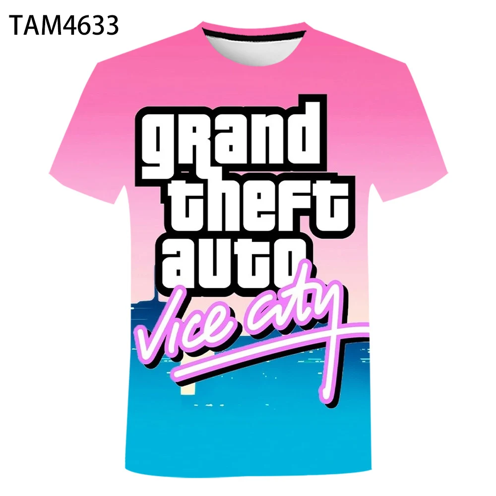 

Science Fiction Animation Mass Effect Men's and Women's Summer T-shirt 3D Cool Fashion Short Sleeve Home Children's Hip Hop Top