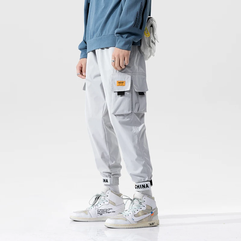 

Ready StockStreetwear Hip Hop Cargo Pants Men Women Pockets Korean Style Joggers Trousers Casual Harem Pants Men Dropshipping