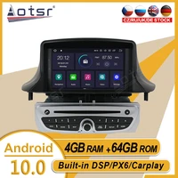 android 10 for renault megane 3 fluence 2009 2015 car stereo multimedia player gps navi radio audio px6 head unit 1din carplay