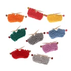 Миниатюрные аксессуары для кукольного домика 1:6 1:12, новая одежда, свитер для Мини-куклы, вязаные тканые Топы