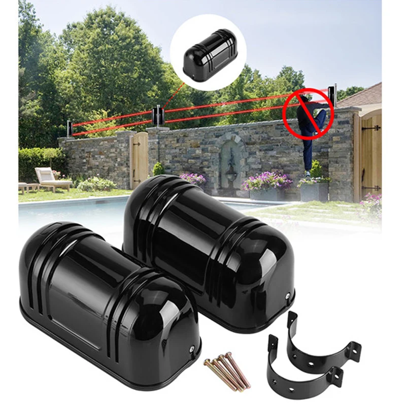 

External Positioning Alarm Detector Infrared Beam Sensor Barrier For Gates Doors Windows Protection Against Hacking System