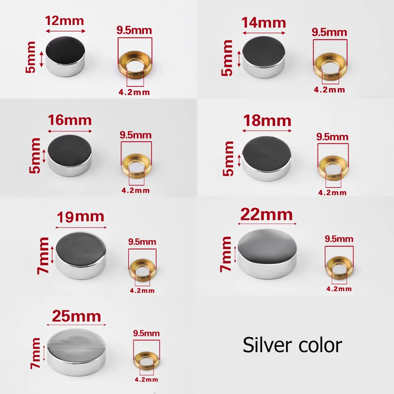 

4 компл./пакет KAK, крепеж для стекла, рекламные винты из нержавеющей стали, зеркальные гвозди, декоративная крышка, крепежный винт для рекламы, оборудование