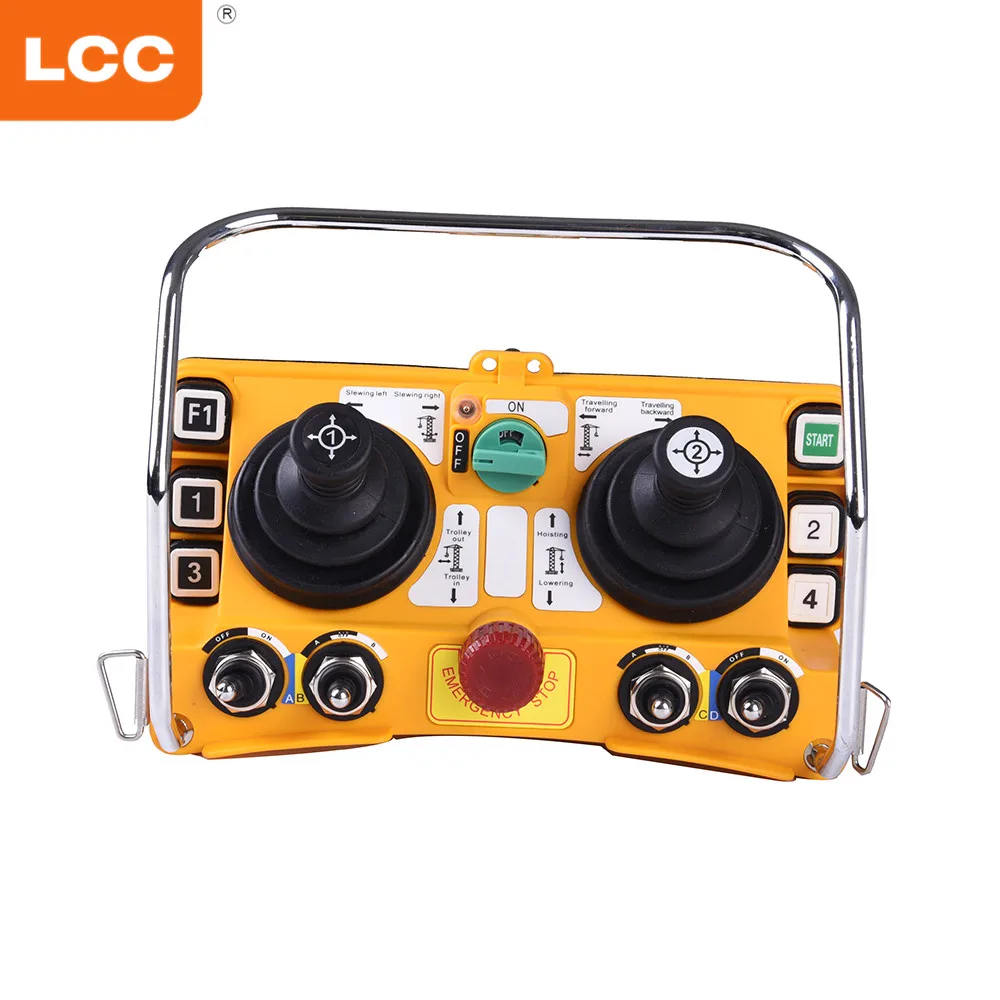 

F24-60 Industrial joystick tower crane radio remote control for concrete pump truck