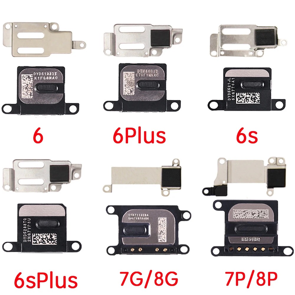 

Верхняя часть наушников Запасные части динамика + металлический держатель для наушников для iPhone 6 6Plus 6s 6splus 7 7plus 8G 8 plus