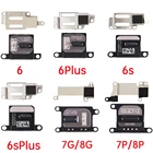 Верхняя часть наушников Запасные части динамика + металлический держатель для наушников для iPhone 6 6Plus 6s 6splus 7 7plus 8G 8 plus