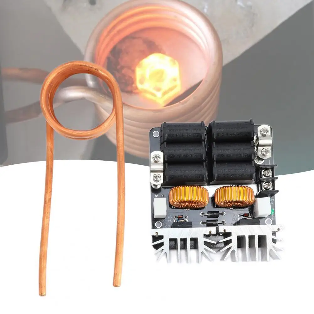 

20A Useful Low Voltage Induction Heating Board Black Induction Heating Board Convenient for Small Parts