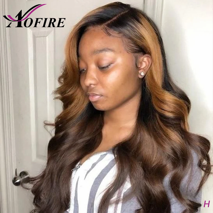 Эффектом деграде (переход от темного к выделить объемная волна Мёд блондинка