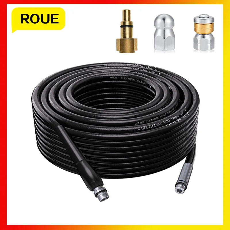 

1/4 Inch sewer cleaning high pressure hose for Lavor /Sterwins drain cleaner Extension cord pipe Gun cleaning kit Orifice 4.0