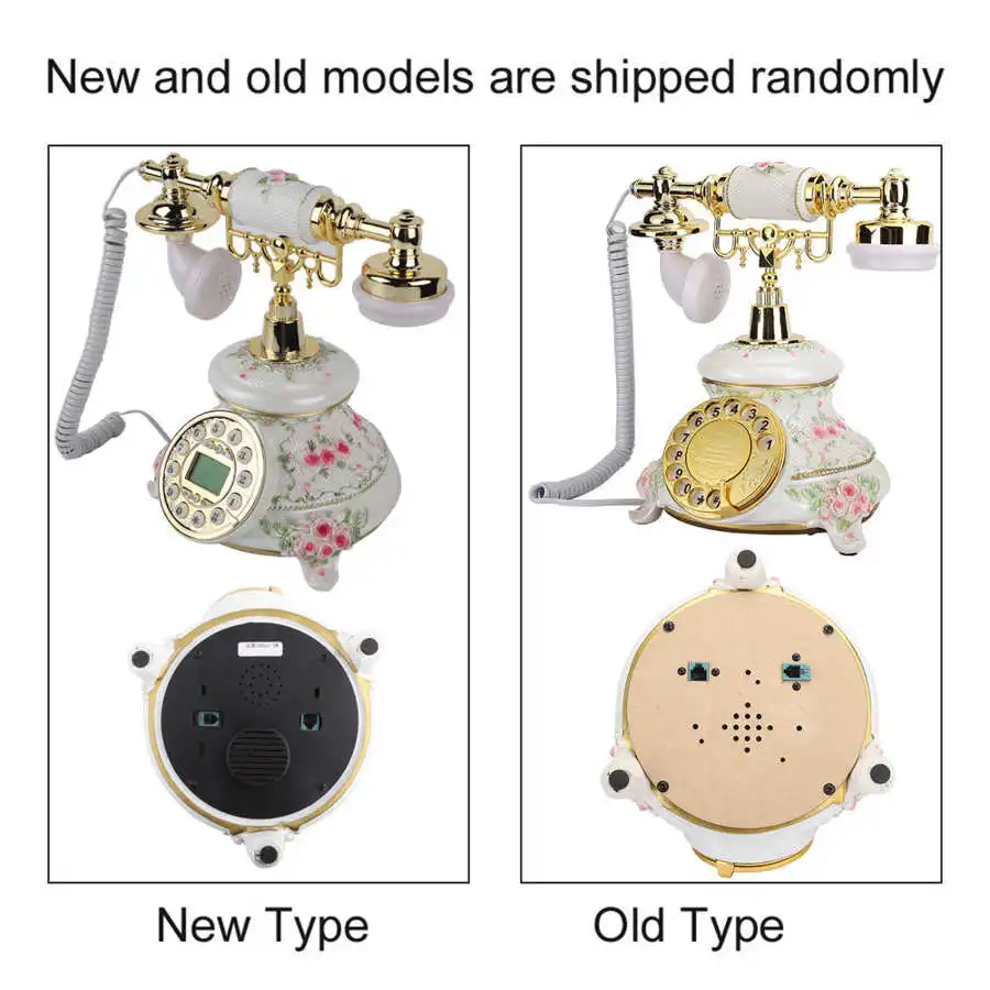 Старинные телефоны с вращающимся циферблатом ретро-телефон в деревенском стиле