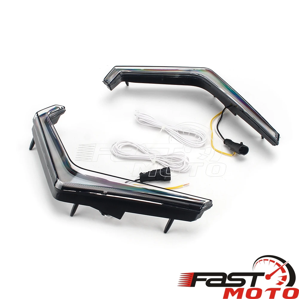 Желтый/белый сигнала поворота светильник спереди индикатор включения фар для