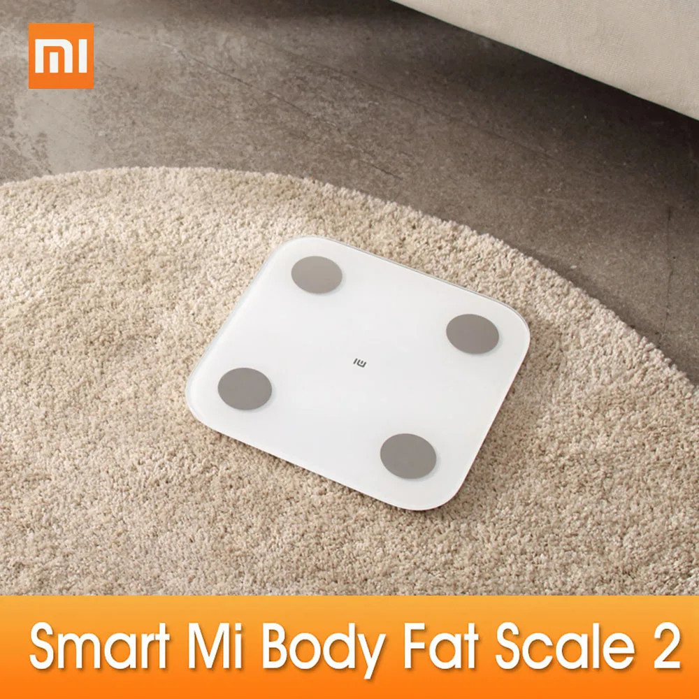 Оригинальные смарт весы Xiaomi Mi Body Scale 2 умный безмен для определения массы жира и