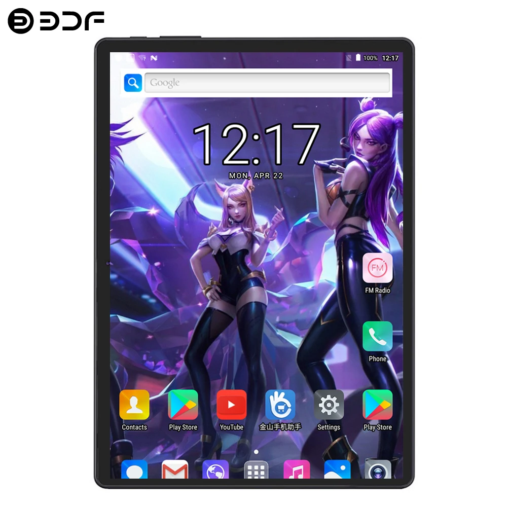 BDF, новинка, 10 дюймов, Android 7,0, четыре ядра, 4G, LTE, планшетный ПК, 4 ГБ, 64 ГБ, WiFi, ноутбук, 4G, две sim-карты, телефонный звонок, Tab, ПК, планшеты, 10