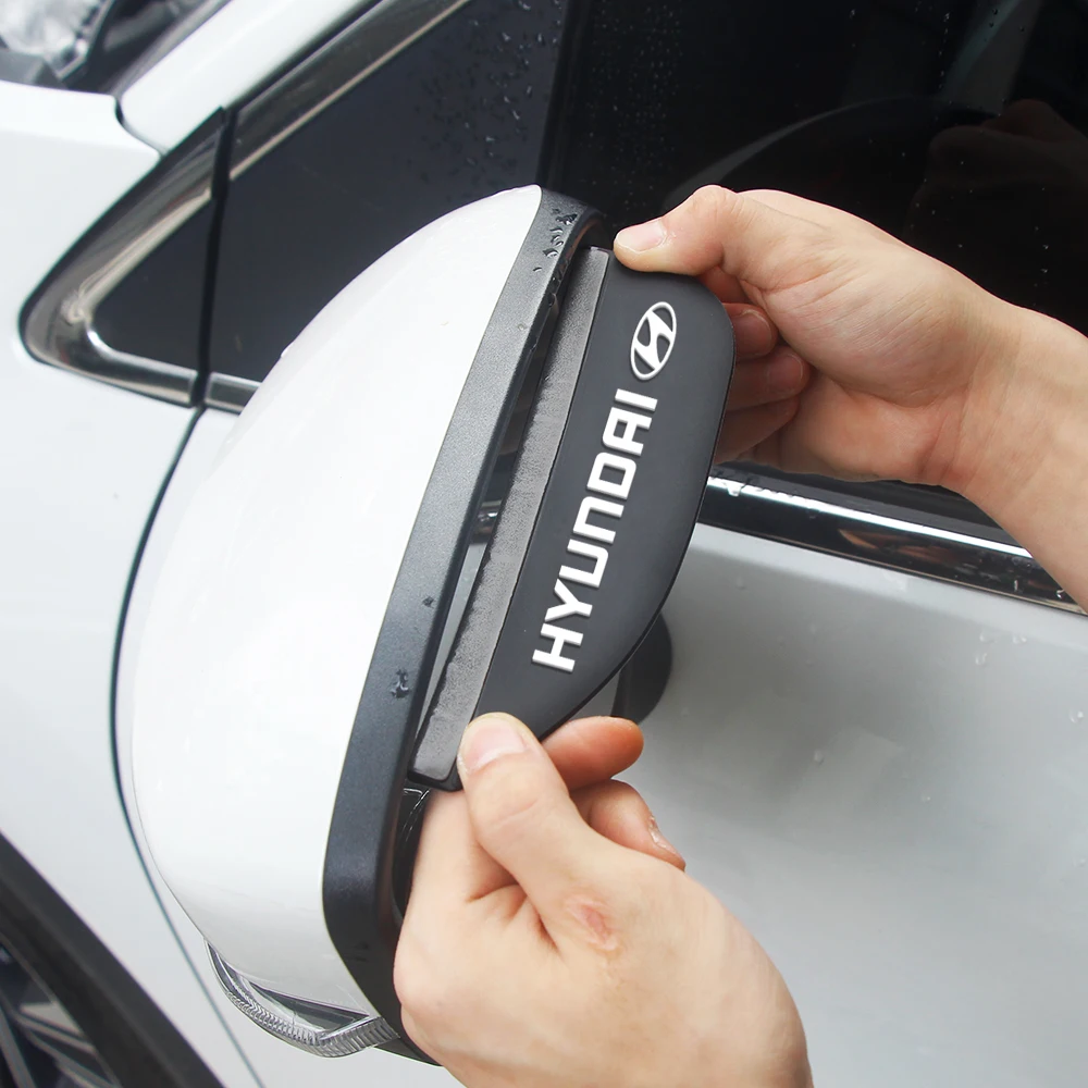 2 шт. Автомобильное зеркало заднего вида защита от дождя козырек Защита солнца