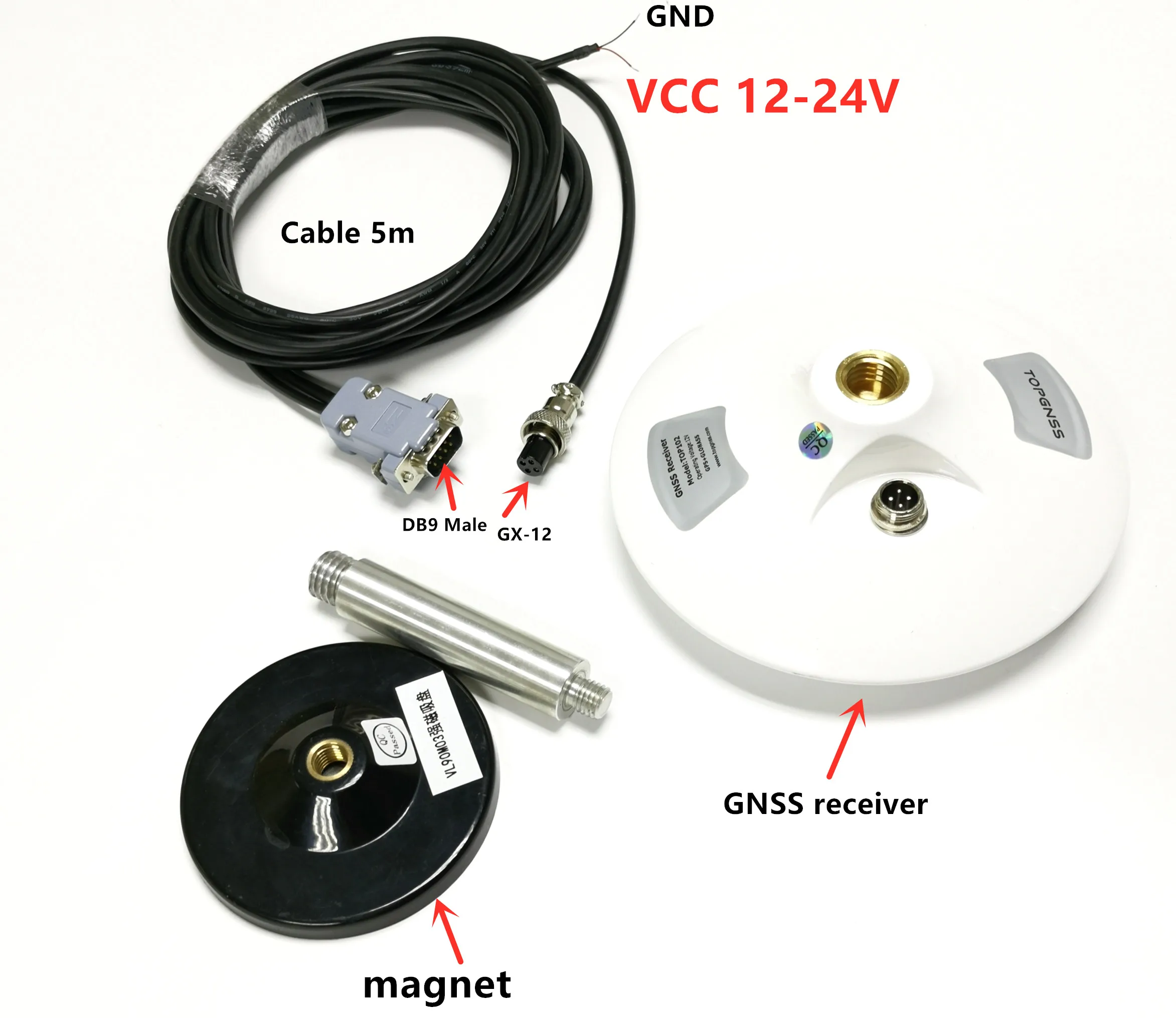 TOPGNSS IP67 RS232 ГЛОНАСС GPS приемник Антенна модуль NMEA0183 12-24 в протоколы промышленные