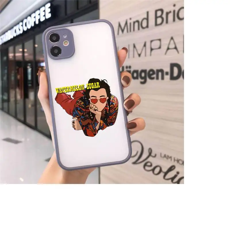 

Harry Styles Treat People With Kindness Phone Cases matte transparent For iphone 7 8 11 12 plus mini x xs xr pro max cover