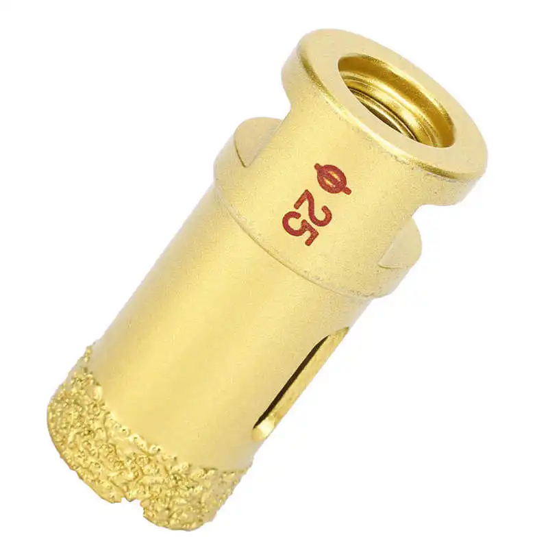 25 мм Алмазная Пила для отверстий сверло пайки мрамора открывалка золотые