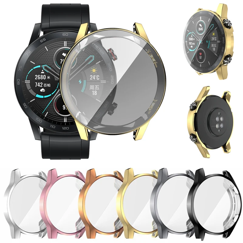 Фото Защитный чехол для часов из ТПУ для Huawei Honor Magic Watch 2 46 мм, защитный чехол для Honor Magic 2, аксессуары для часов №2