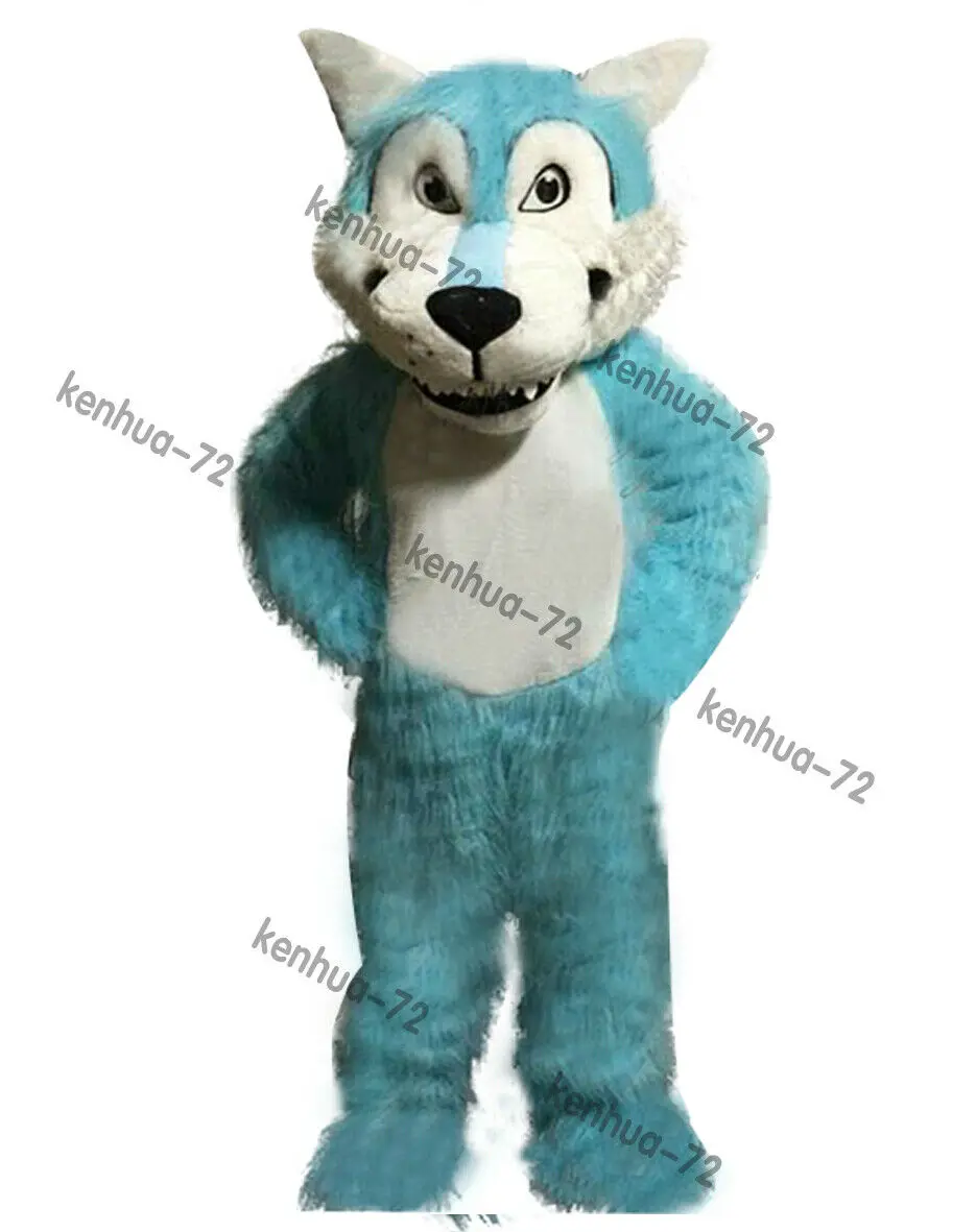 Роскошный рекламный костюм талисман волк собака мультфильм Животные фантазия